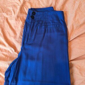 Anthropologie Maeve Blue Wide Leg Pants